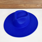 Felt Fedora Hats - Pinch Wide Crown